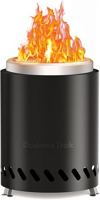 Tabel Top Fire Pit Mini, Portable Firepit Outdoor, 5.5 Inch Tabletop Firepit Inky | Amazon (US)