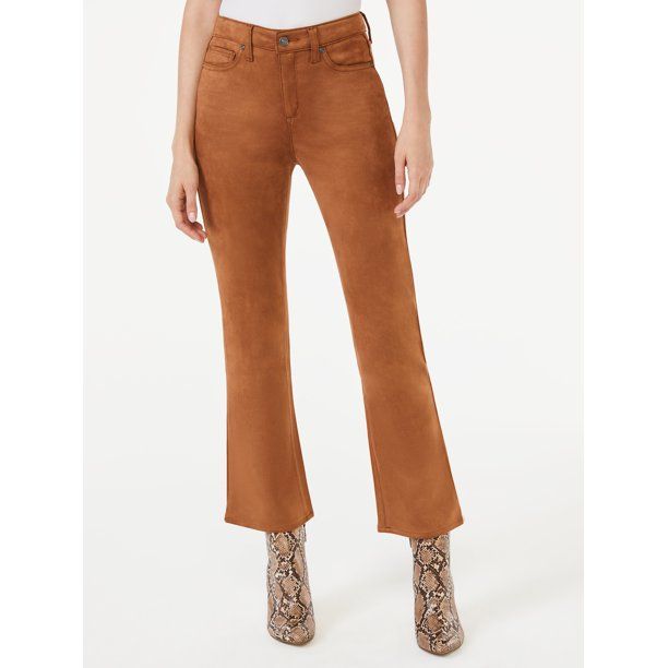 Scoop Women's Ankle Crop Flare Jeans | Walmart (US)