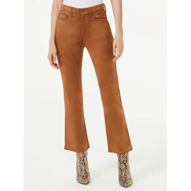 Scoop Women's Ankle Crop Flare Jeans | Walmart (US)