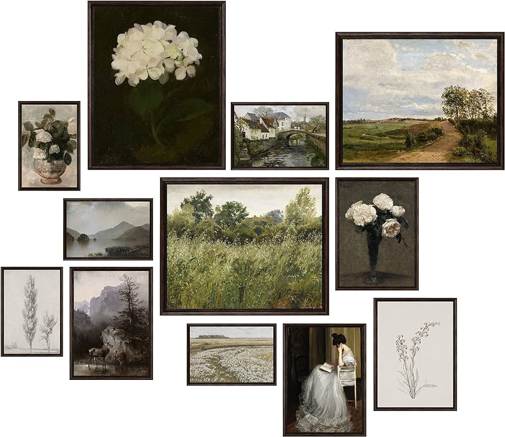 97 Decor Vintage Wall Art Decor - Vintage Posters for Room Aesthetic Picture, Eclectic French Cou... | Amazon (US)