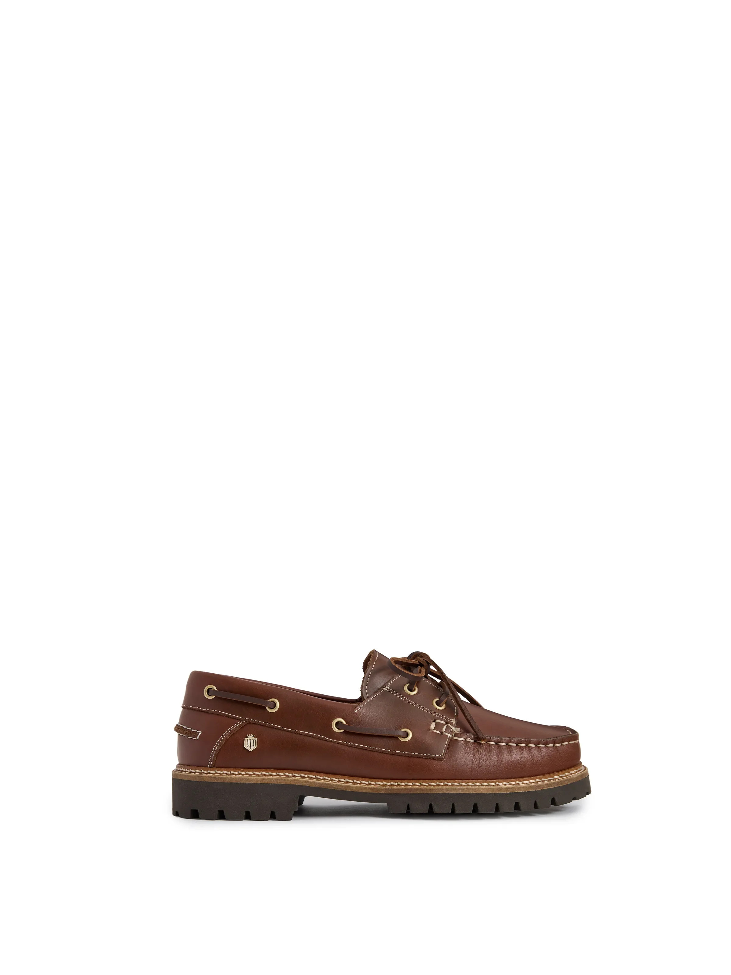 Aldeburgh - Women's Deck Shoe - Tan Leather | Fairfax & Favor | Fairfax & Favor (UK)