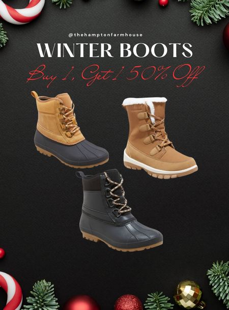 Winter boots! On SALE BUY 1, GET 1 50% off 

Shoes, boots

#LTKshoecrush #LTKfindsunder50 #LTKstyletip