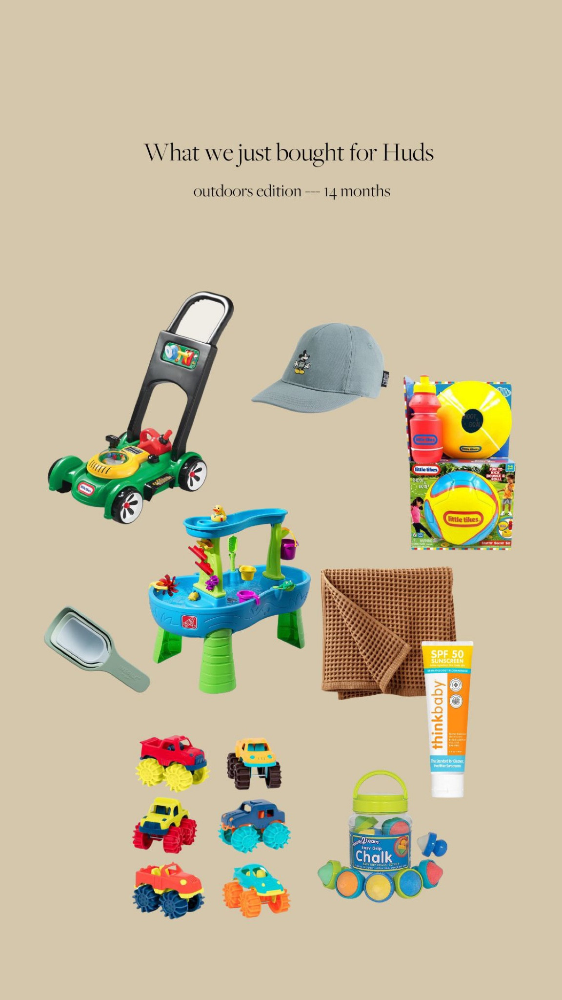 14 month old outdoor toys

Toddler toys, outdoor toys; 1 year old 

#LTKfamily #LTKkids #LTKbaby