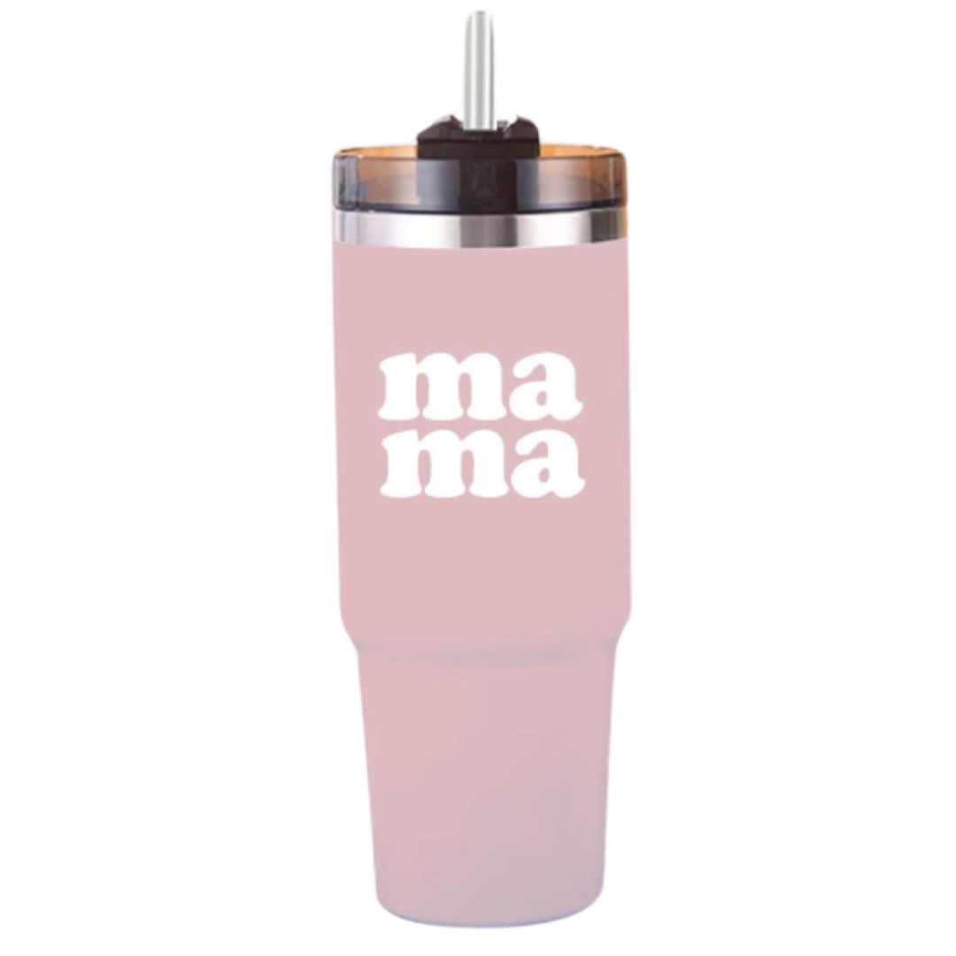 Blush Tea MAMA Tumbler - Pastel Pink | Bump Boxes | Bump Boxes