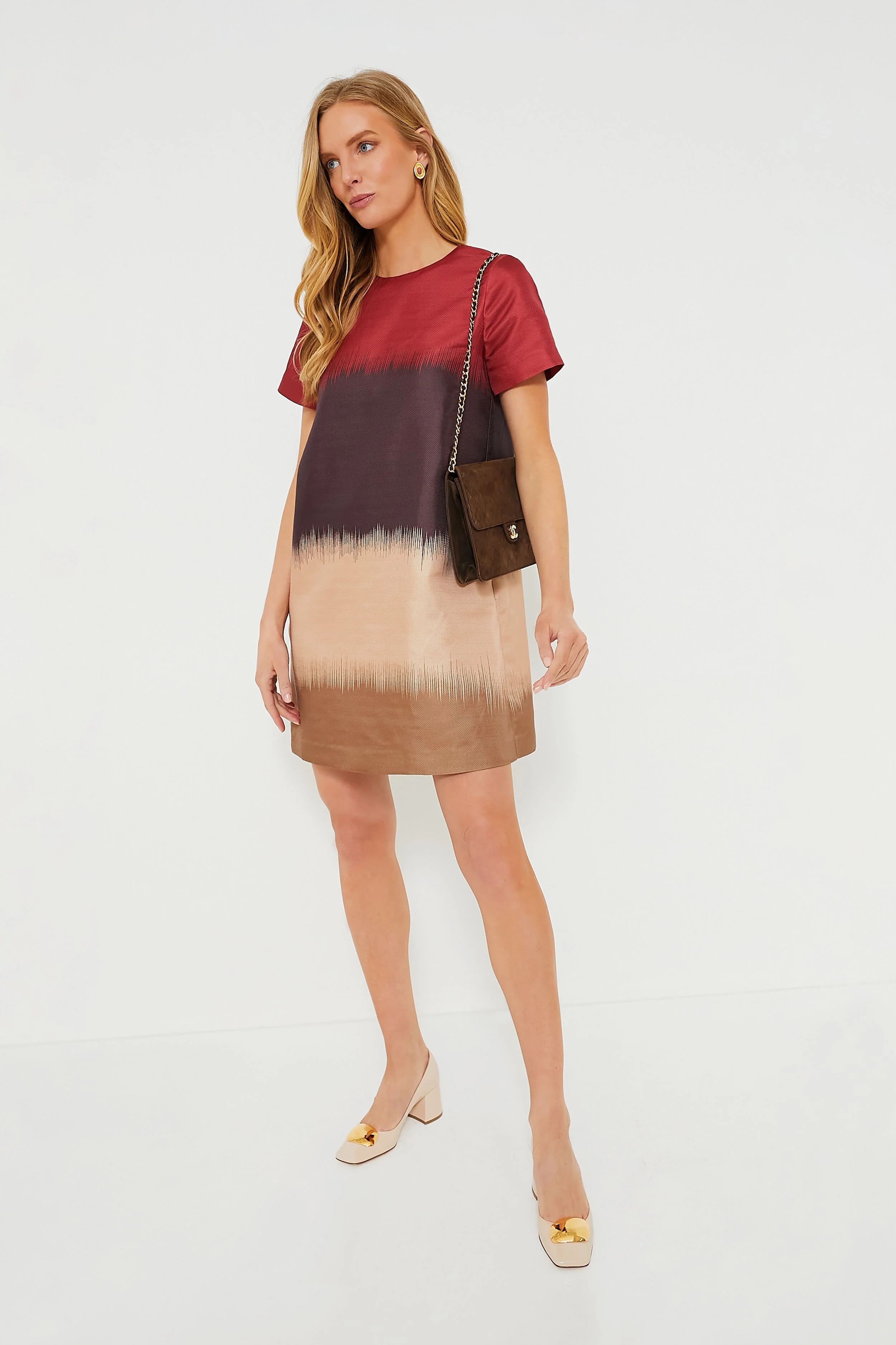 Sienna Stripe Short Sleeve Marlowe Dress | Tuckernuck (US)
