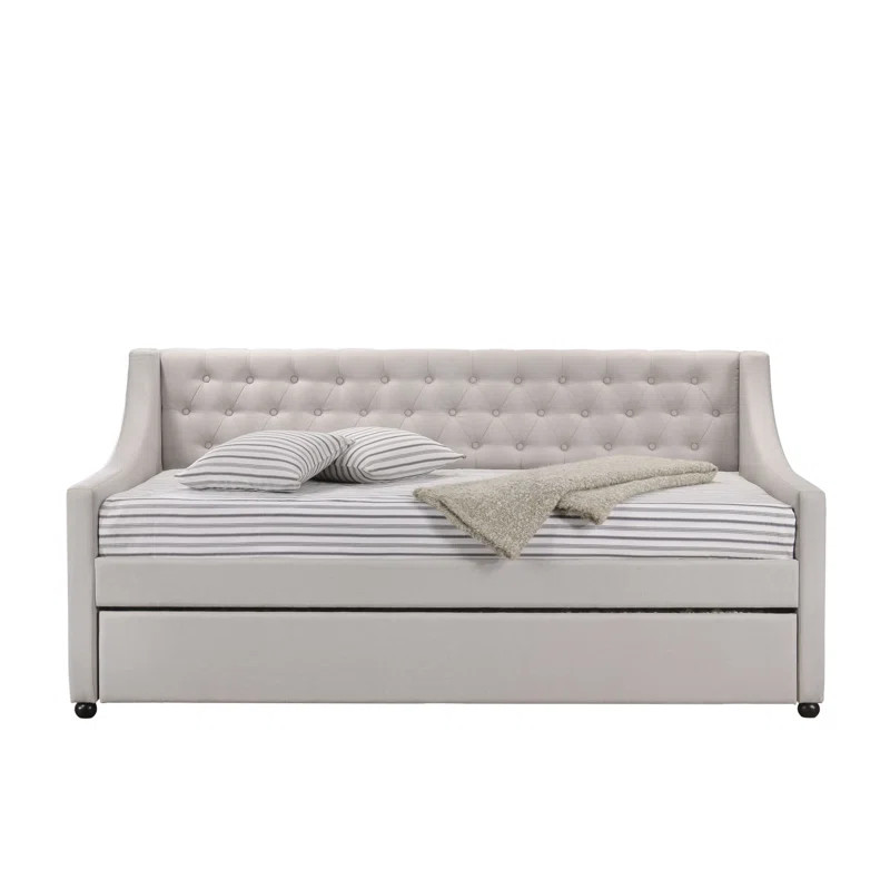 Deiter Upholstered Daybed with Trundle | Wayfair North America