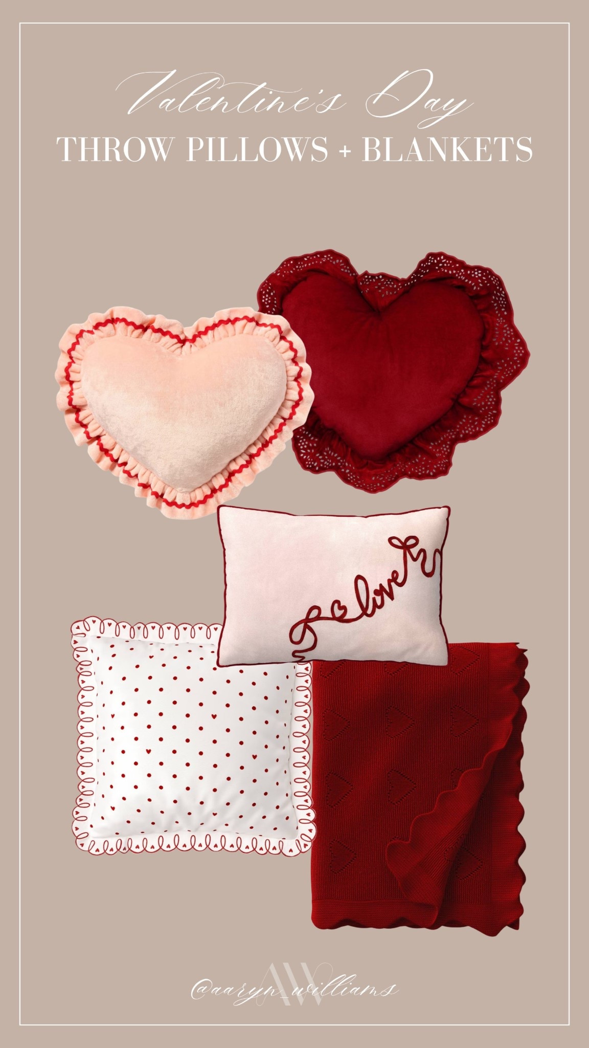 The cutest new arrivals at Target ❤️😍 shop Valentine’s Day throw pillows and blankets!

Target finds, seasonal home decor, heart decor, Valentine’s Day 

#LTKHome #LTKSeasonal