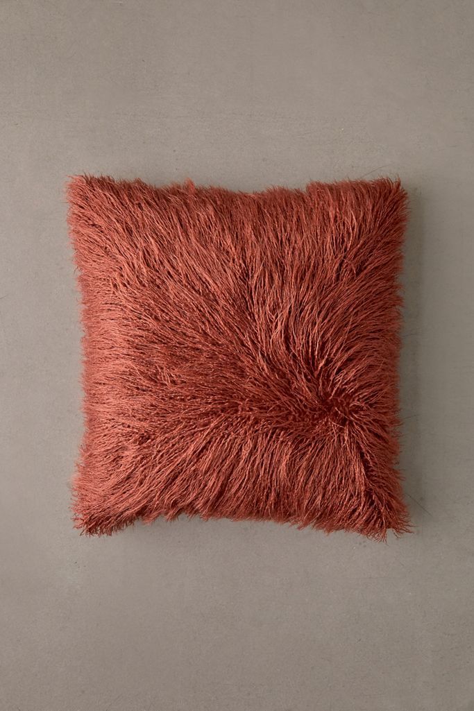 Mila Faux Fur Floor Pillow | Urban Outfitters (US and RoW)