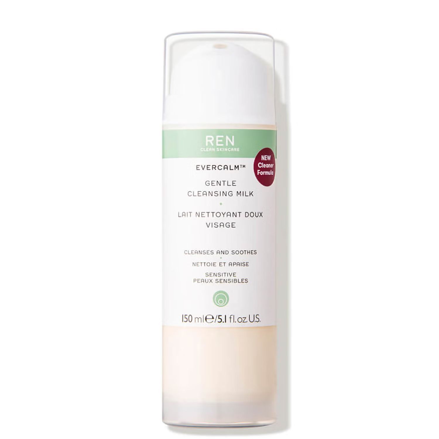 REN Clean Skincare Evercalm Gentle Cleansing Milk (5.1 fl. oz.) | Dermstore