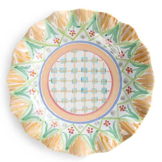 Taylor Fluted Dinner Plate - Kings Corners | MacKenzie-Childs