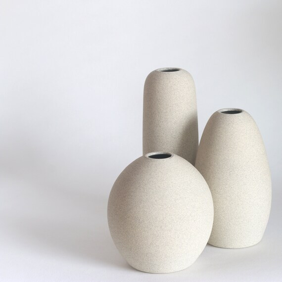 Modern Bud Vase Set of 3  Flower Vases  Vase Set  Ceramic - Etsy | Etsy (US)