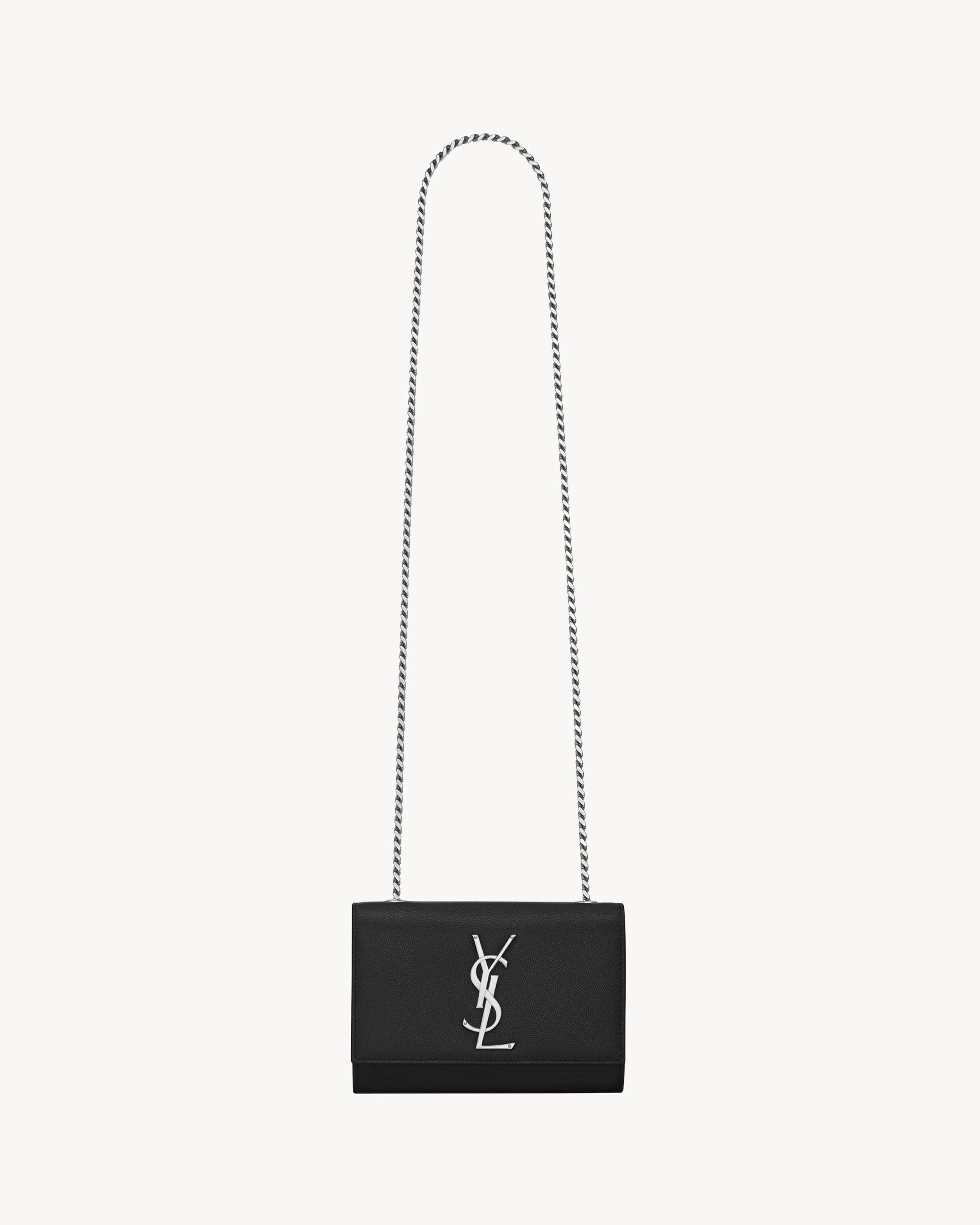 Saint Laurent Kate Small In Grain De Poudre Embossed Leather - Black - Women - One Size | Saint Laurent Inc. (Global)