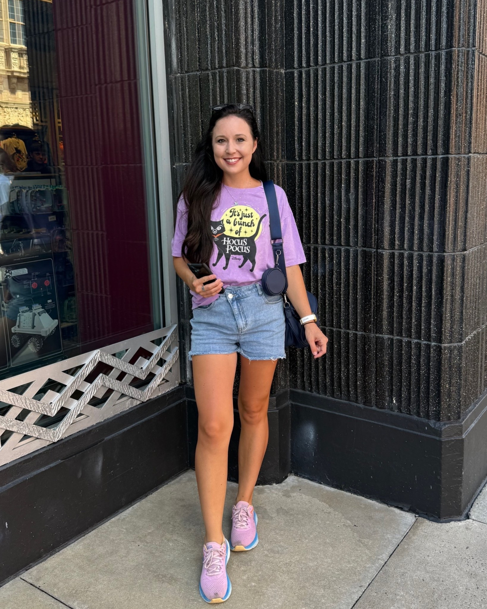 Hocus pocus Binx tee! Wearing a size xl in kids
Genleck denim shorts
Comfy cute Skechers

#LTKdayinmylife #LTKootd #LTKSeasonal