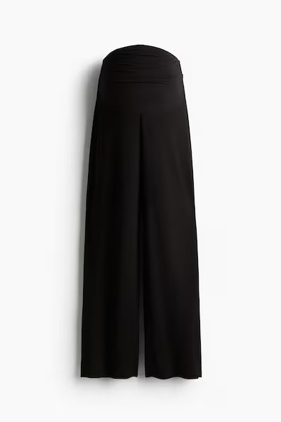 H & M - MAMA Wide-leg Pants - Black | H&M (US + CA)