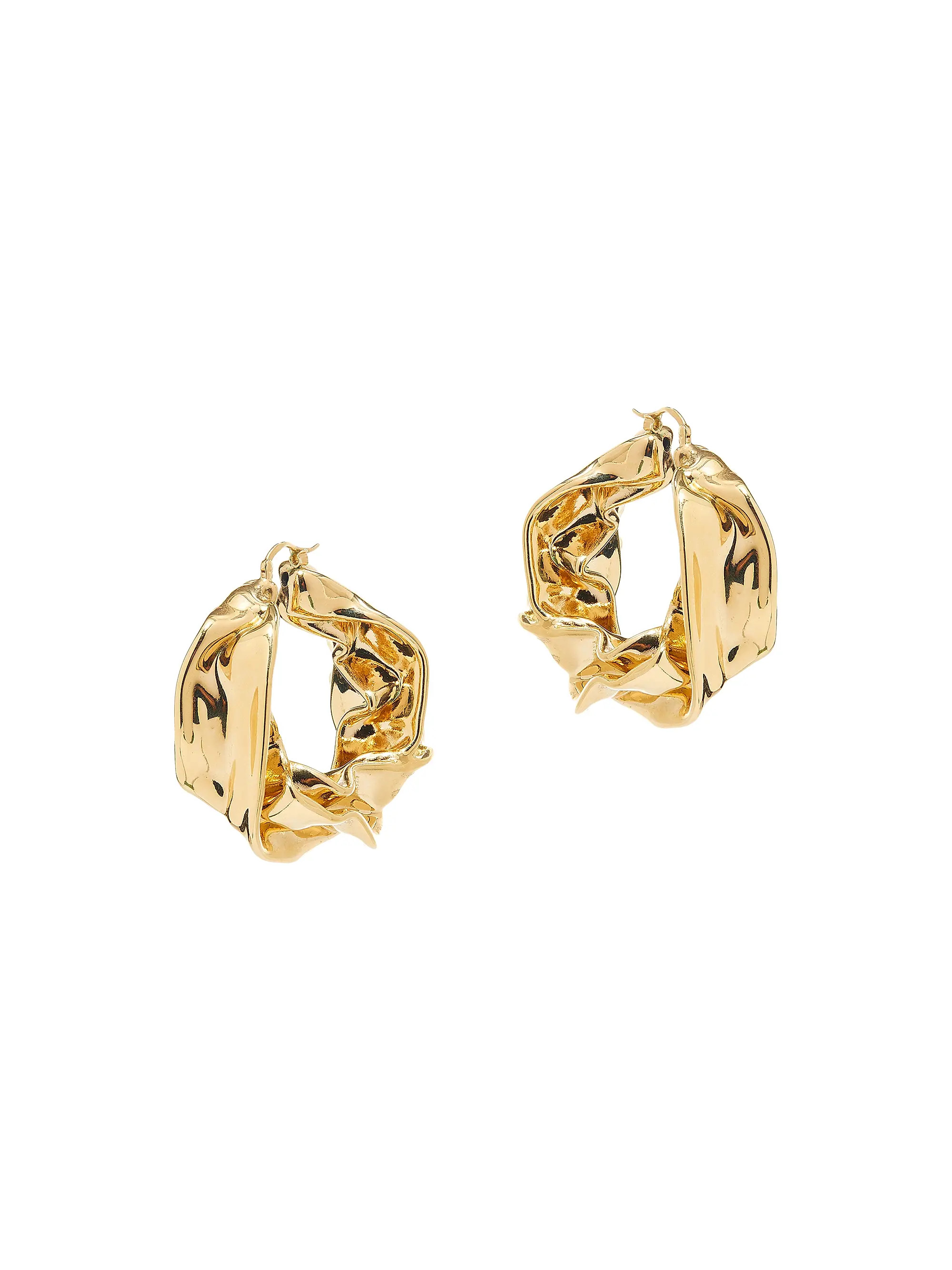 Starfruit Small Goldtone Hoop Earrings | Saks Fifth Avenue
