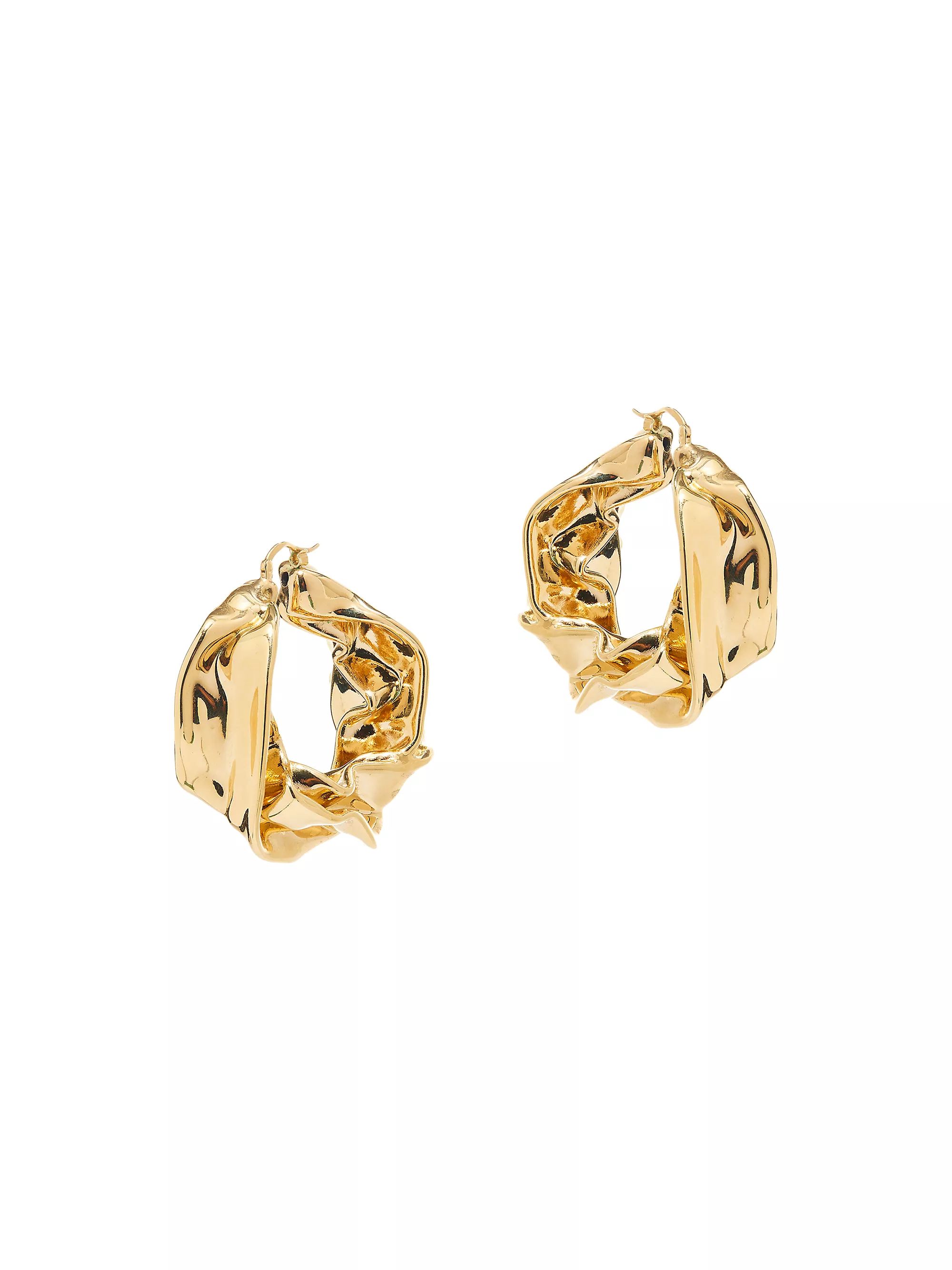 Starfruit Small Goldtone Hoop Earrings | Saks Fifth Avenue