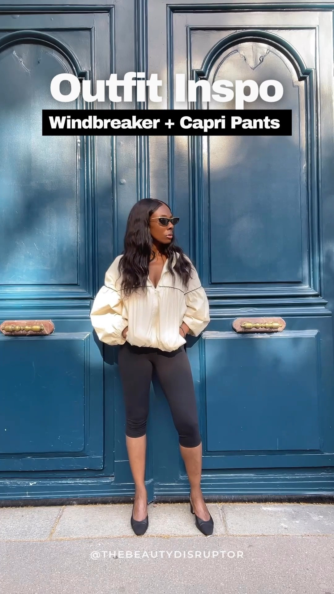 This look feels like that perfect mix of polished and easy 🤍  

Capri pants are having such a strong 2026 comeback, and layering with a relaxed windbreaker keeps it modern and wearable. Finished with Loewe sunglasses and Chanel sling backs, this is my kind of outfit inspo. 

My cream windbreaker is unfortunately sold out at the moment, but I’ve listed similar alternatives.

Shop the full look now on LTK. 🛒

#OutfitIdea #CapriPants #Windbreaker #CasualChic #LTKStyleTip

#LTKootd #LTKgrwm #LTKOver40