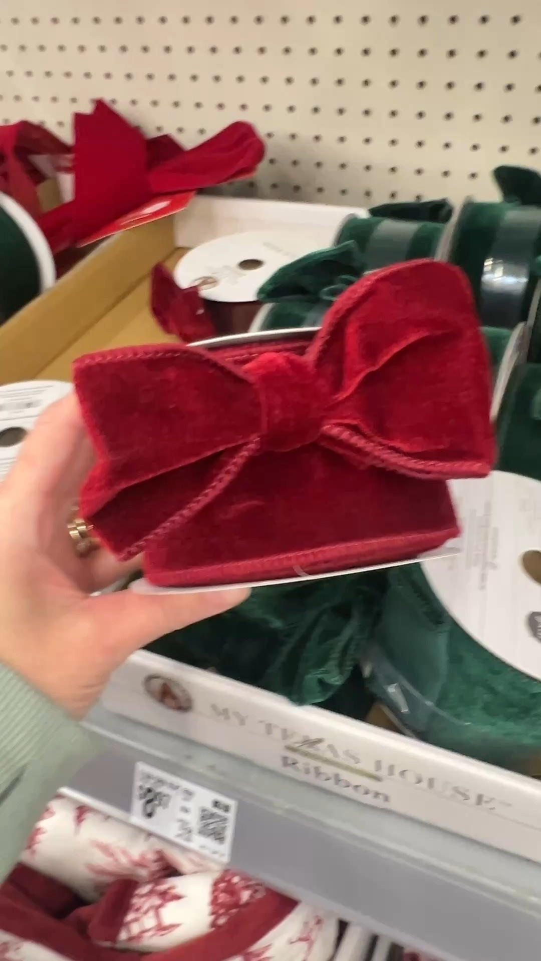 Who's ready to gift wrap everything in sight or just add a decor to your home space? Choose this red velvet ribbon for a christmas classic.
holiday ribbons, christmas decor, deck the halls, mantel styling, wreath making, gift wrap goals, craft supplies, christmas dree decorating

#LTKSeasonal #LTKU #LTKFindsUnder50