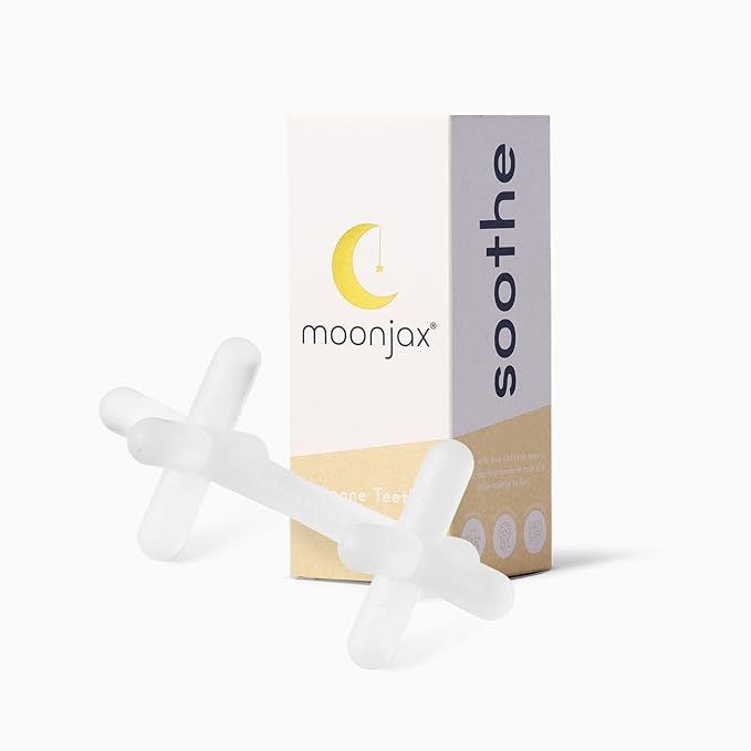 Moonjax Silicone Baby Teething Toys - Baby teether for Infants, Toddlers, Newborns, CPSIA Certifi... | Amazon (US)