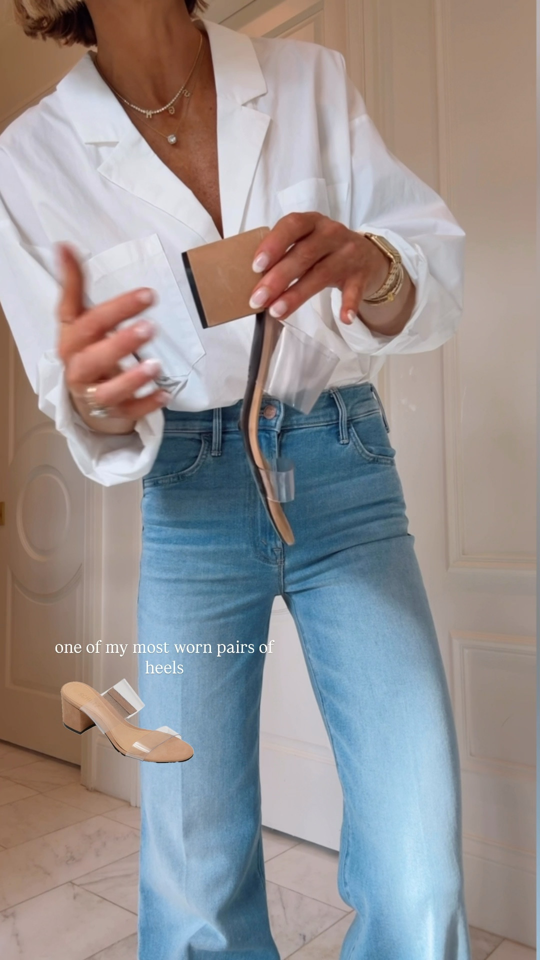 One of my favorite pairs of heels ever! Fit tts 