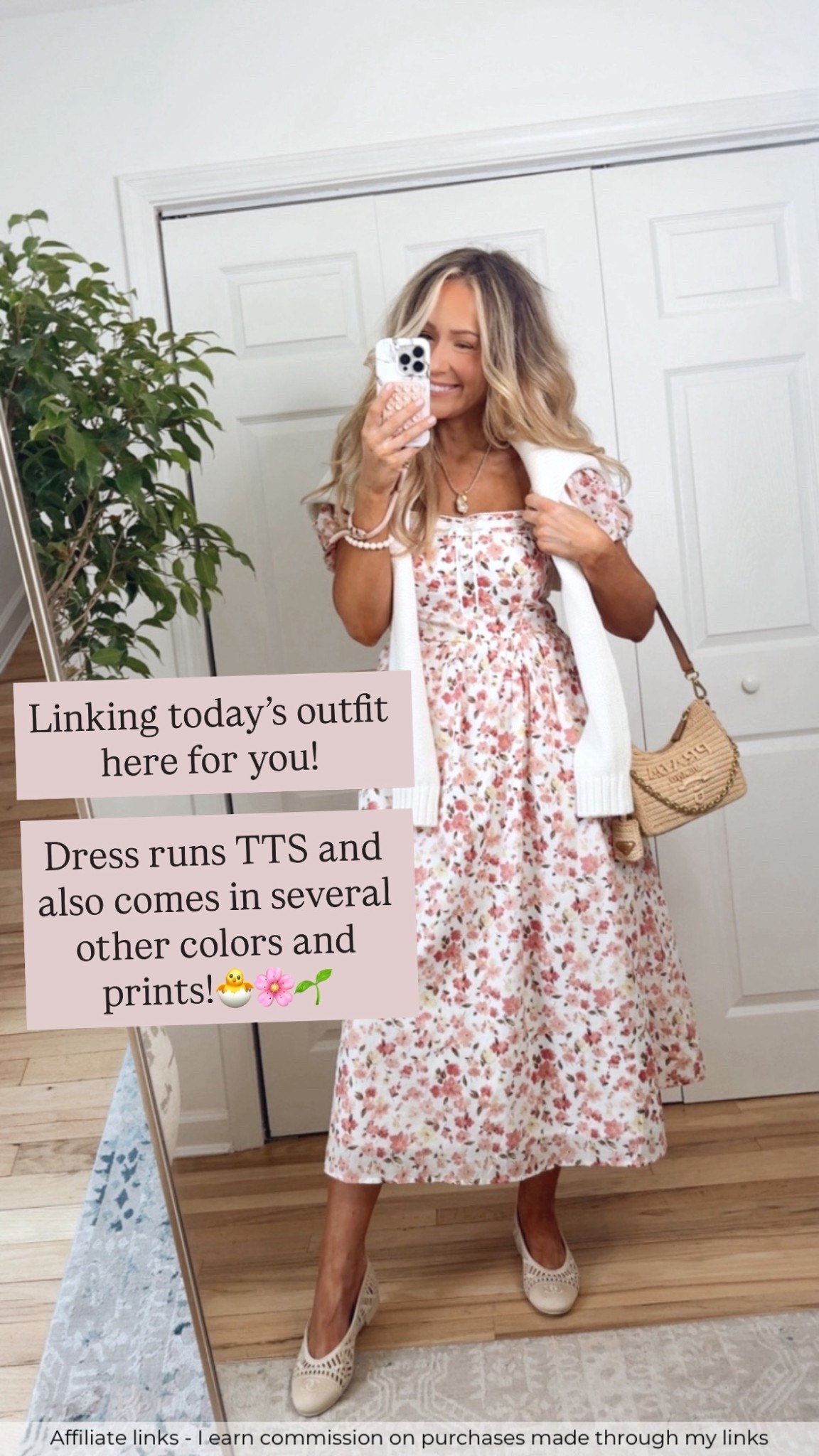 Affiliate links - I earn commission on purchases made through my links | casual spring dress outfit

Abercrombie dress, pink floral midi dress, easy outfit 