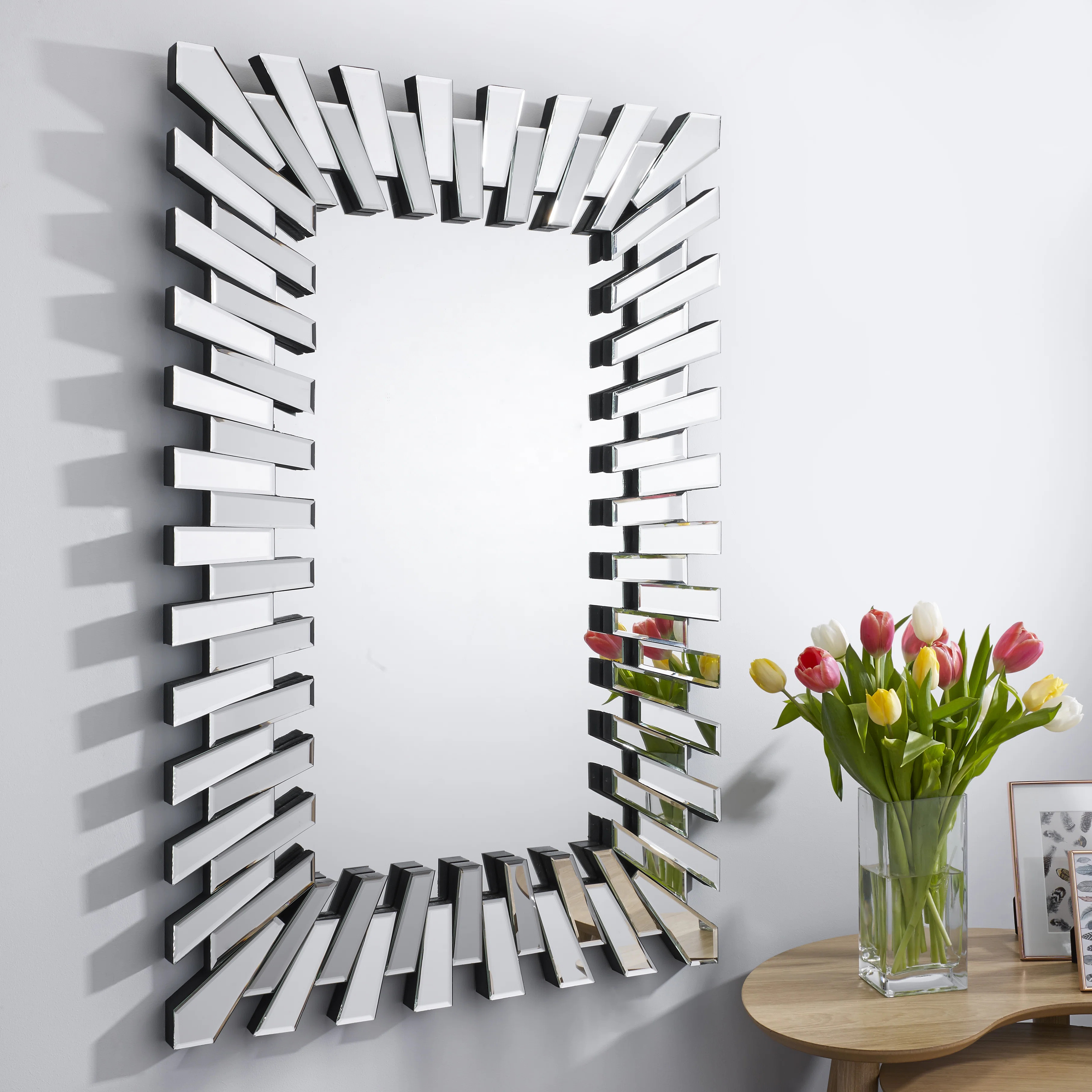 The Twillery Co.® Pomfret Rectangular Wall Mirror & Reviews | Wayfair | Wayfair North America