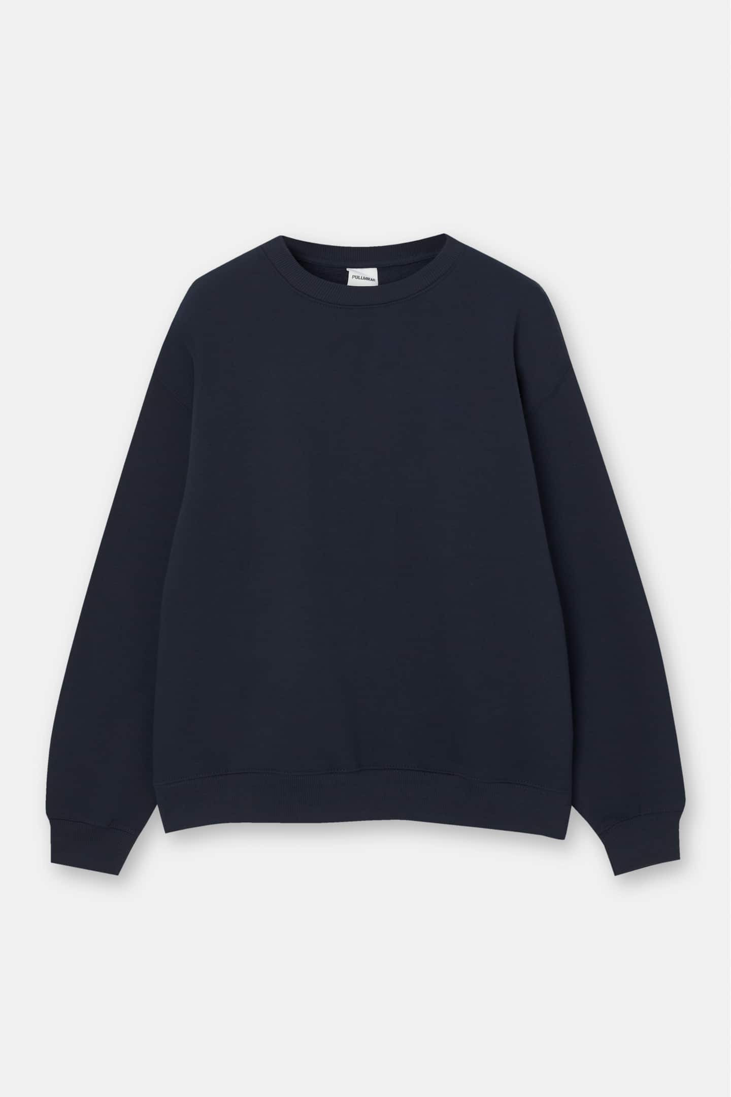 Basic oversize round neck sweatshirt - pull&bear | PULL and BEAR UK