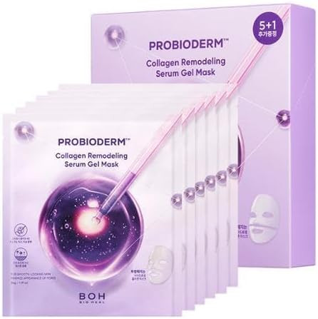 BIOHEAL BOH PROBIODERM™ Collagen Remodeling Serum Gel Mask (6ea X 34g) | Hydrogel Mask with Col... | Amazon (US)