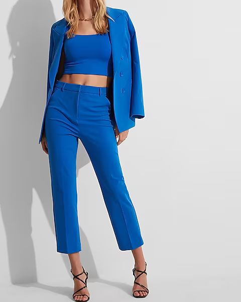 Conscious Edit Super High Waisted Cropped Straight Pants | Express