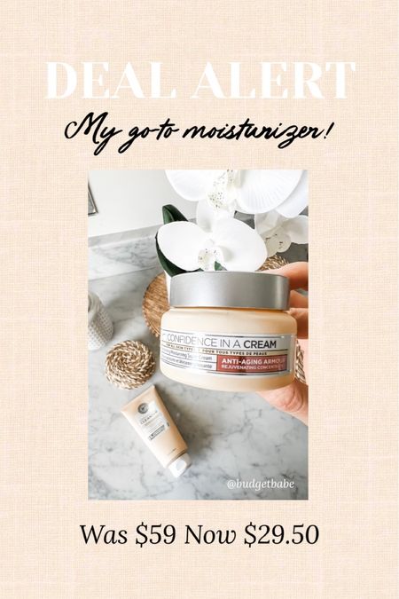 My go-to It Cosmetics Confidence in a Cream moisturizer which I use nightly is half off now during the ulta spring sale! I just ordered one as I’m running low but these do last a very long time. Gentle and non-irritating, very moisturizing, not oily. 

#LTKfindsunder50 #LTKbeauty #LTKsalealert