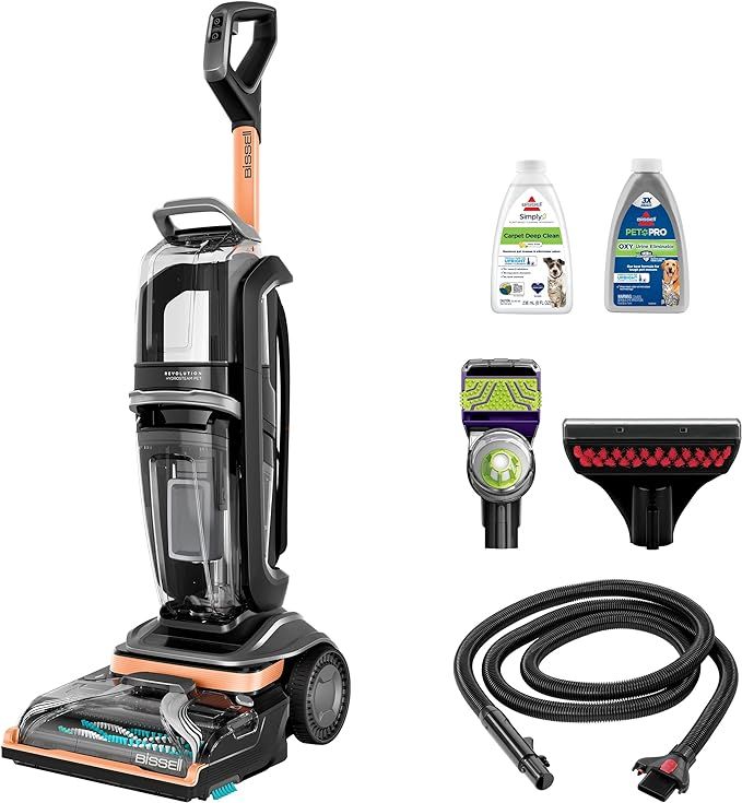 BISSELL Revolution HydroSteam Pet Carpet Cleaner, Upright Deep Cleaner, HydroSteam Technology, 2-... | Amazon (US)