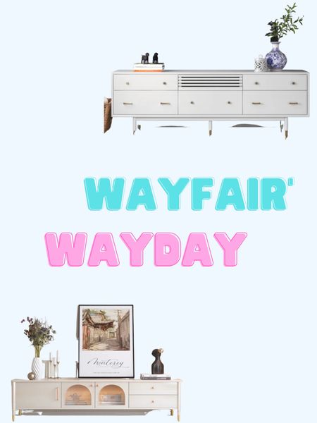 I am sharing some of the perfect tv stands that have lots of storage. For the next two days Wayfair has up to 60% off sale. Come check out way day. I love there products they are good quality look great and have something for everyone’s taste. #tvstand #wayfair #wayday #furniture #homeaccessories  #homedecor 

#LTKsalealert #LTKFind #LTKhome