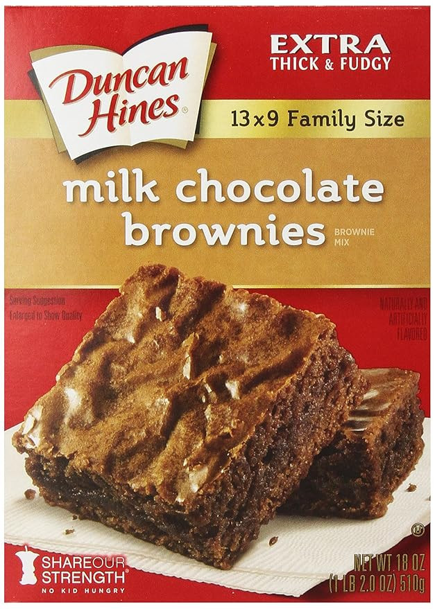 Duncan Hines Brownie Mix, Milk Chocolate Flavored, Easter Baking, 18 oz. | Amazon (US)