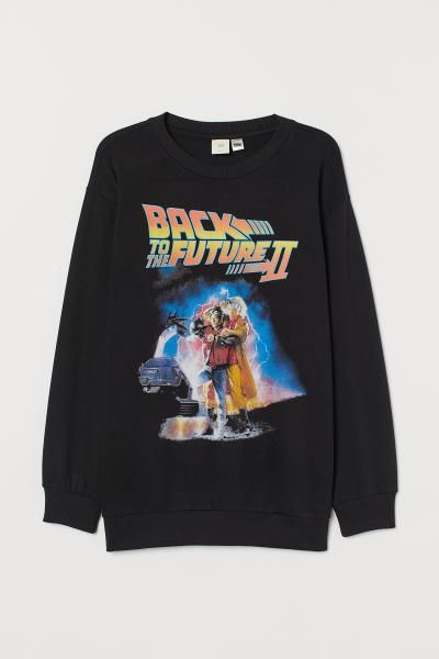 Oversized Printed Sweatshirt | H&M (US + CA)