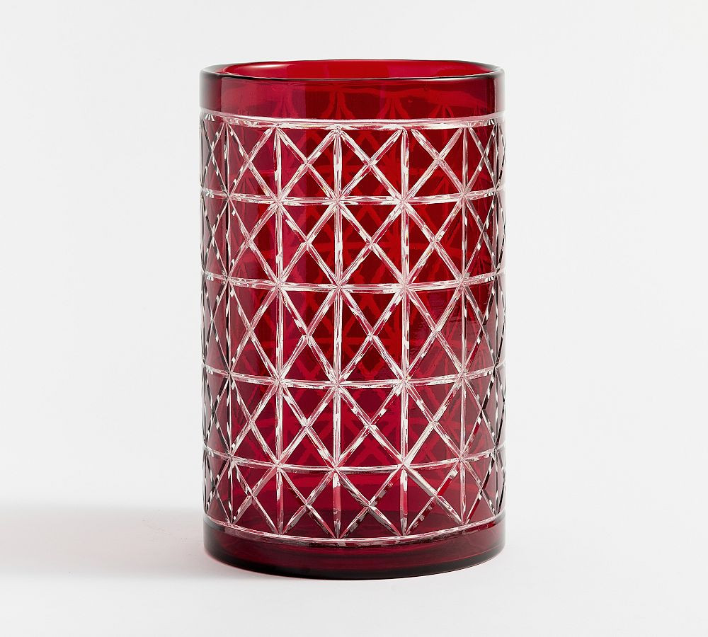 Antique Cut Glass Hurricane | Pottery Barn (US)