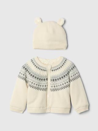 Baby Fair Isle Cozy Cardigan Set | Gap (US)