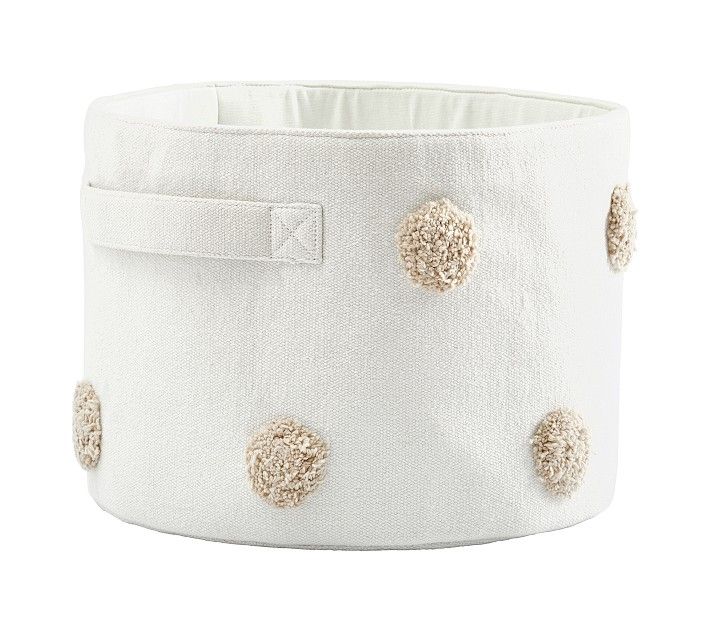 Embroidered Dot Storage Collection | Pottery Barn Kids