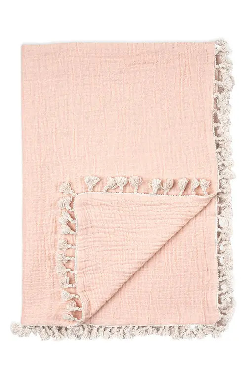 CRANE BABY Muslin Blanket in Pink at Nordstrom | Nordstrom