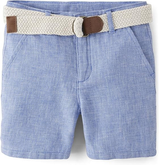 Gymboree Boys' and Toddler Linen Chino Shorts | Amazon (US)