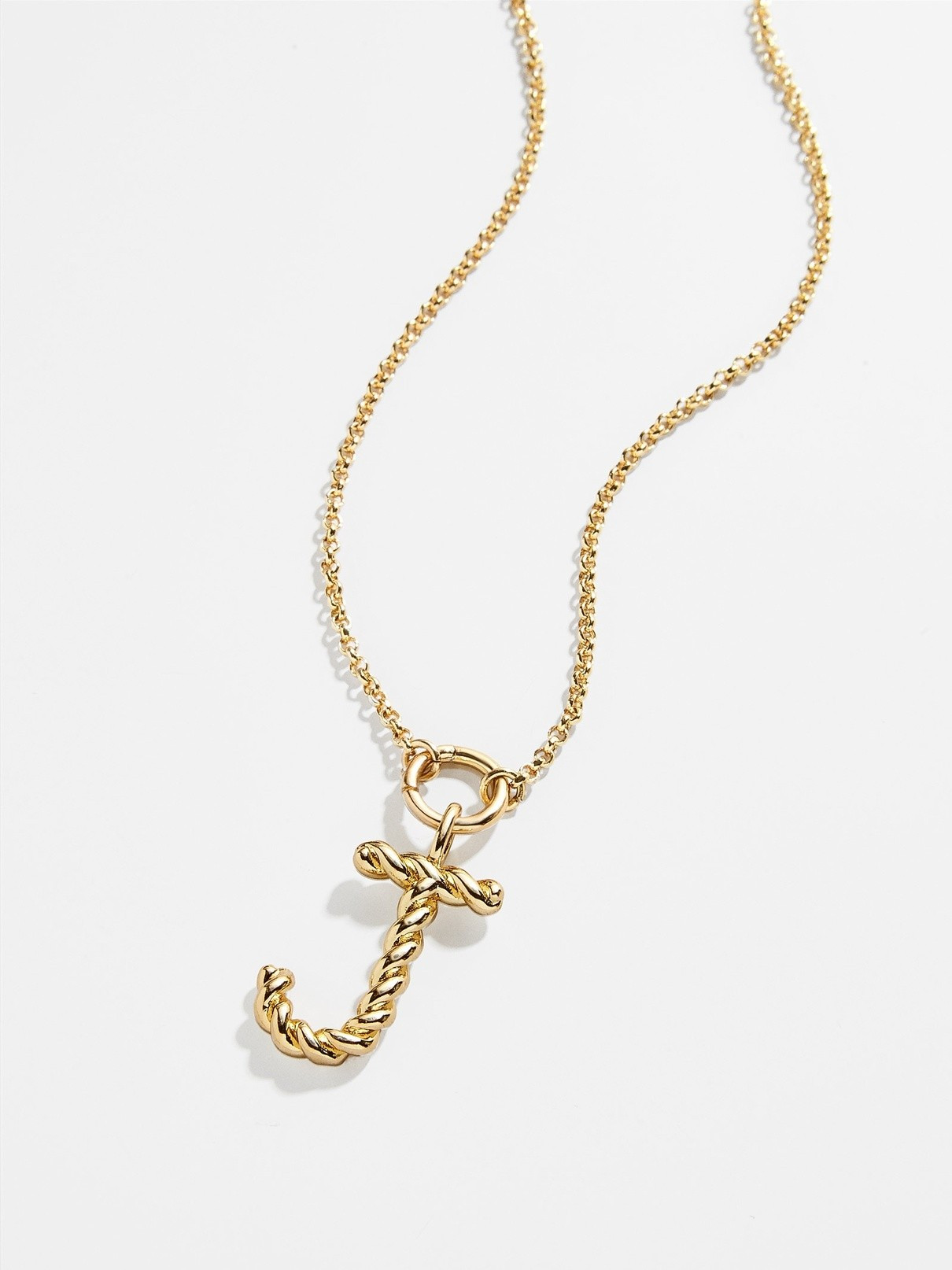 Gold Twist Initial Charm Set | BaubleBar (US)