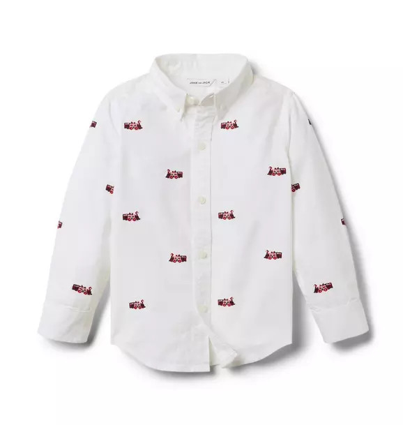 The Embroidered Oxford Shirt | Janie and Jack