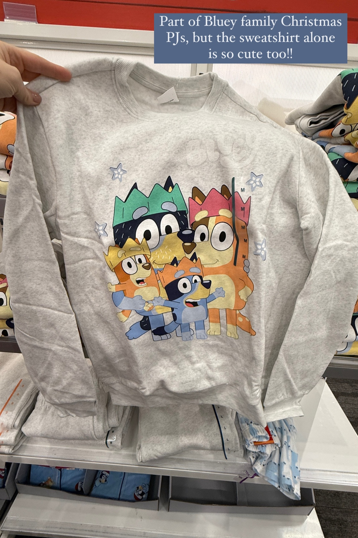 Bluey family Christmas jammies or just grab it as a sweatshirt! 

#LTKFamily #LTKHoliday #LTKSeasonal