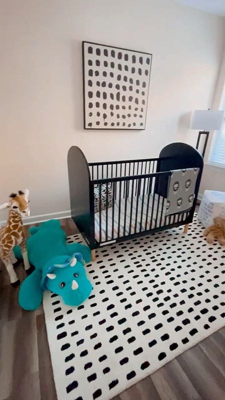 The happiest room🖤🤍 
If you’ve been following along, you know that we originally got this crib for baby girl’s room. Once I put it in her room and saw it with everything else I’ve gathered, I decided it wasn’t the look I was going for. Lucky for Alexander, his room got a little refresh. 🙌🏻 For now he is still using a crib, but when he is ready we will convert it to a toddler bed. This room brings such a smile to my face… stay tuned for a look at baby girl’s room! #nursery #boynursery #momlife #myrtlebeachblogger #scblogger #mommyblog 

Follow my shop @rileycappellucci on the @shop.LTK app to shop this post and get my exclusive app-only content!

#liketkit #LTKfamily #LTKbaby
@shop.ltk
https://liketk.it/45M8Q

#LTKfamily #LTKbaby