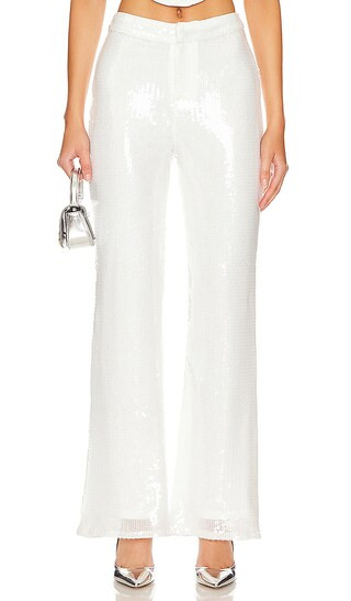 Avia Pant in White Sequin | Revolve Clothing (Global)