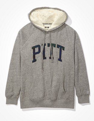 Tailgate Women's Pitt Panthers Sherpa Lined Hoodie | American Eagle Outfitters (US & CA)