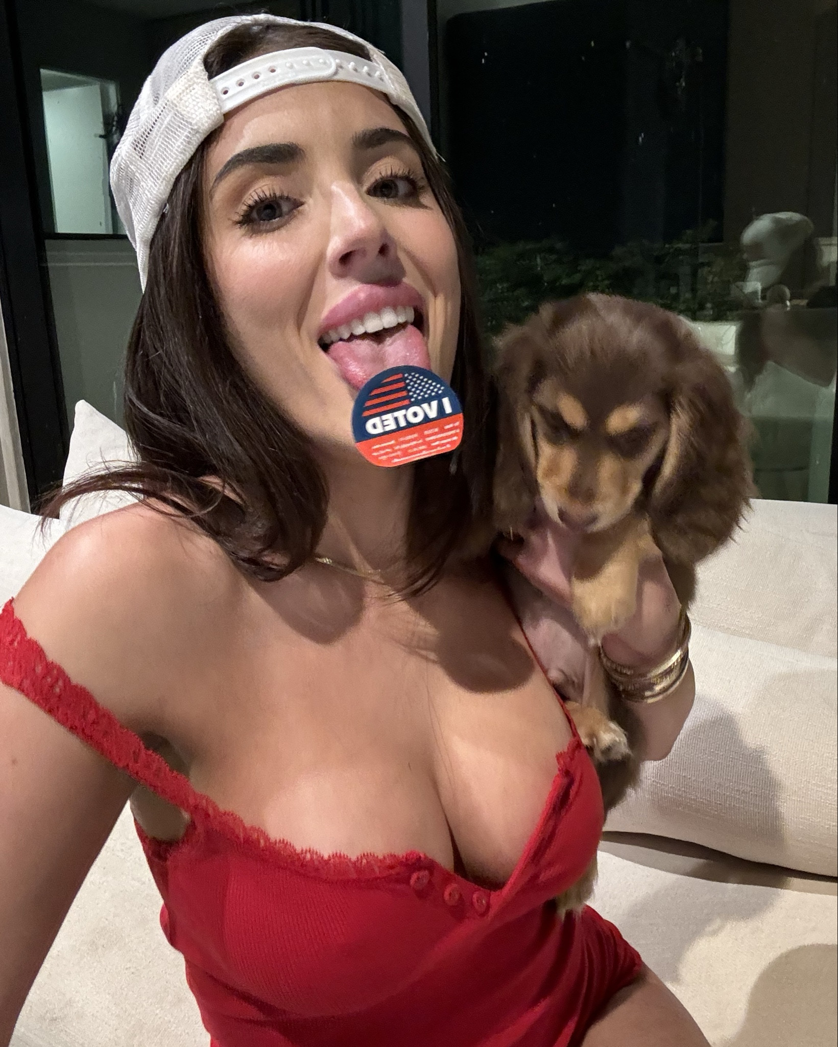 Reporting for civic duty. Did you vote? #usa #american #america #usflag #patriotic #holiday #skims #amazon #truckerhat #unitedstates #uselection #july4th #pajamaset #matchingset

#LTKHoliday #LTKFindsUnder100 #LTKCyberWeek