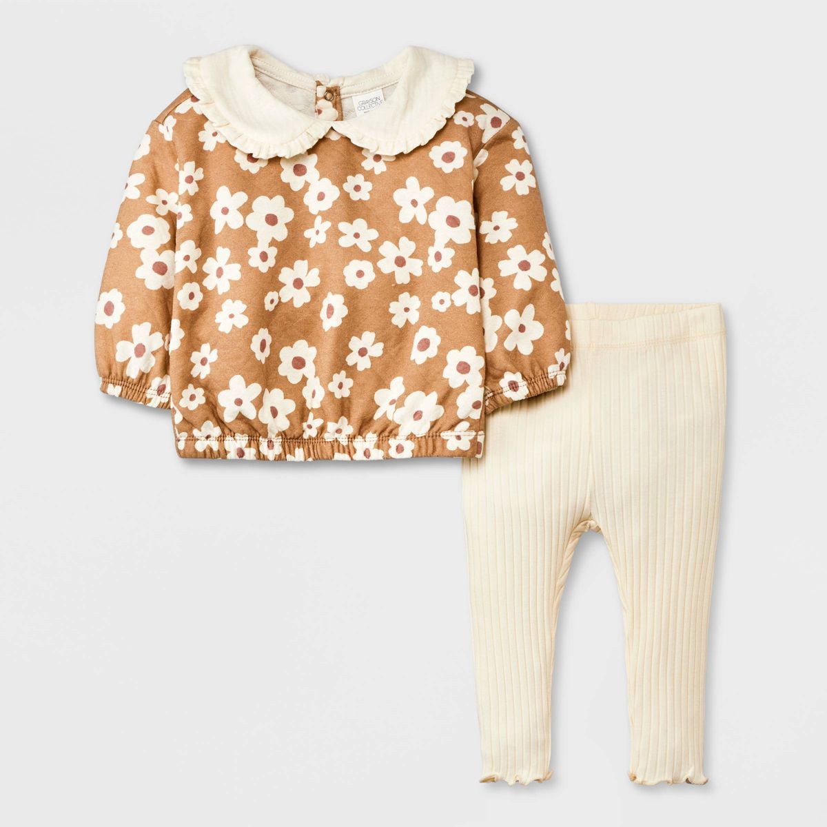 Grayson Collective Baby Girls' 2pc Pullover & Leggings Set | Target