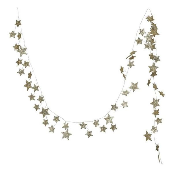 Creative Co-Op Glitter Paper Star Garland | Scheels Sports