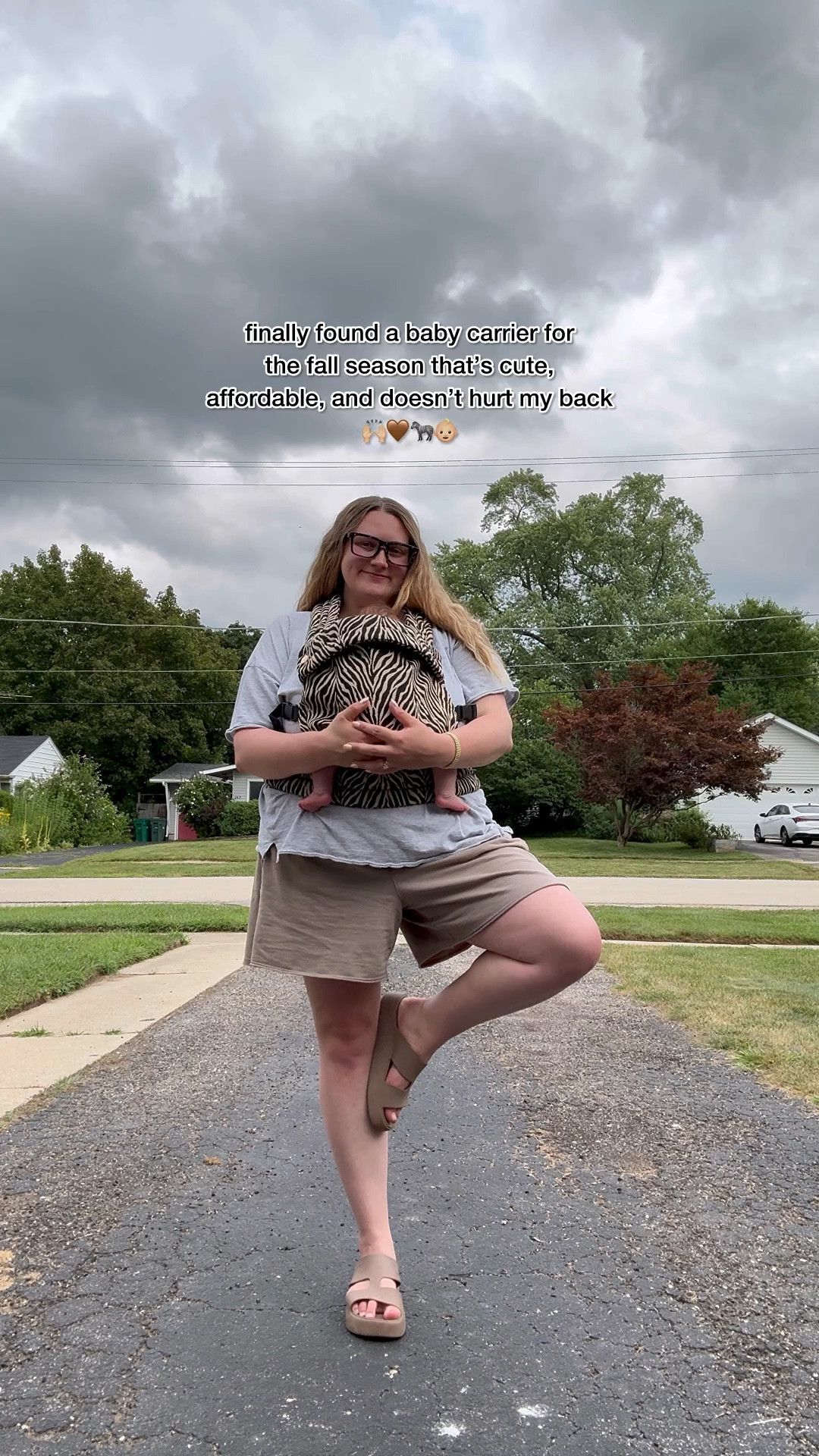 We love a zebra moment 🦓

Just sooOoOoo obsessed with this find! It’s a perfect look-for-less to another carrier on the market with the exact same features 🤎

Comes in this brown zebra print and a few other colors too! Linking them all in my LTK if you wanna shop 🔗 Are you/were you a fan of baby wearing?! I’m loving it lately! 

#babywearing #babycarrier #lookforless #amazonfinds #fallfashiontrends #fallfashion2025 #momstyle #momootd #fyp

#LTKMidsize #LTKFamily #LTKBump