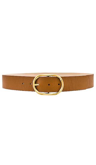Kyra Belt in Cuoio & Gold | Revolve Clothing (Global)